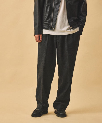 RED KAP × FREAK'S STORE / PT-38 雙褶斜紋軟呢寬褲（日本聯名限定）