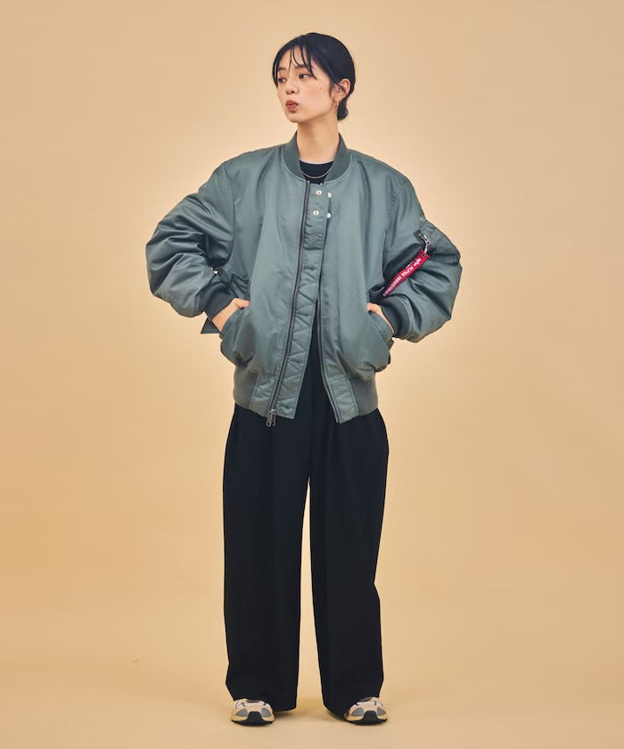 ALPHA INDUSTRIES × NANGA × FREAK'S STORE / 雙面穿MA-1短版羽絨外套（日本聯名限定）