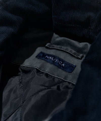 NAUTICA / 寬鬆鋪棉斜紋棉 拉鍊外套