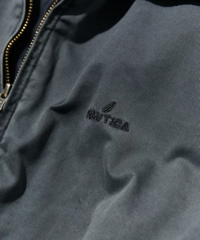 NAUTICA / 寬鬆鋪棉斜紋棉 拉鍊外套