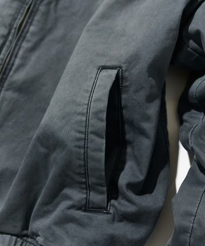 NAUTICA / 寬鬆鋪棉斜紋棉 拉鍊外套