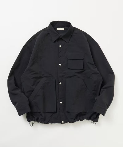 FREAK'S STORE / 大廓形機能口袋尼龍襯衫外套