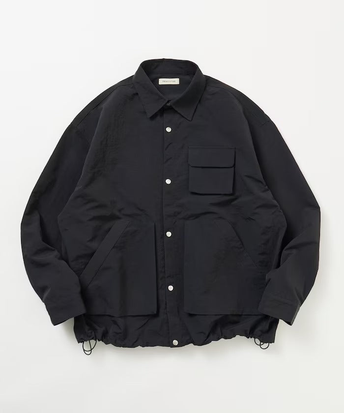 FREAK'S STORE / 大廓形機能口袋尼龍襯衫外套