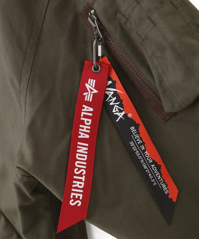 ALPHA INDUSTRIES × NANGA × FREAK'S STORE / 3WAY M-65可拆羽絨 內膽魚尾 派克大衣外套（日本聯名限定）