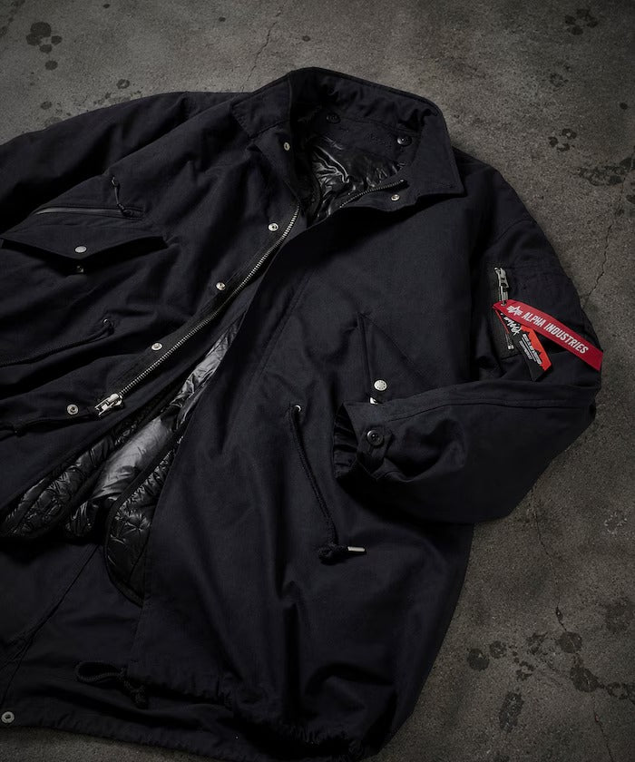 ALPHA INDUSTRIES × NANGA × FREAK'S STORE / 3WAY M-65可拆羽絨 內膽魚尾 派克大衣外套（日本聯名限定）
