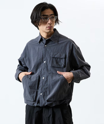 FREAK'S STORE / 大廓形機能口袋尼龍襯衫外套