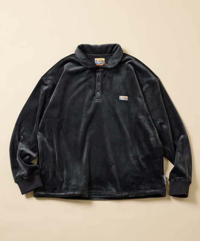 FREAK'S STORE / 寬鬆燈芯絨內刷毛 Polo衫