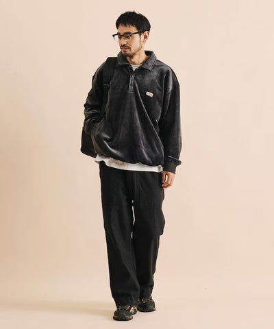 FREAK'S STORE / 寬鬆燈芯絨內刷毛 Polo衫