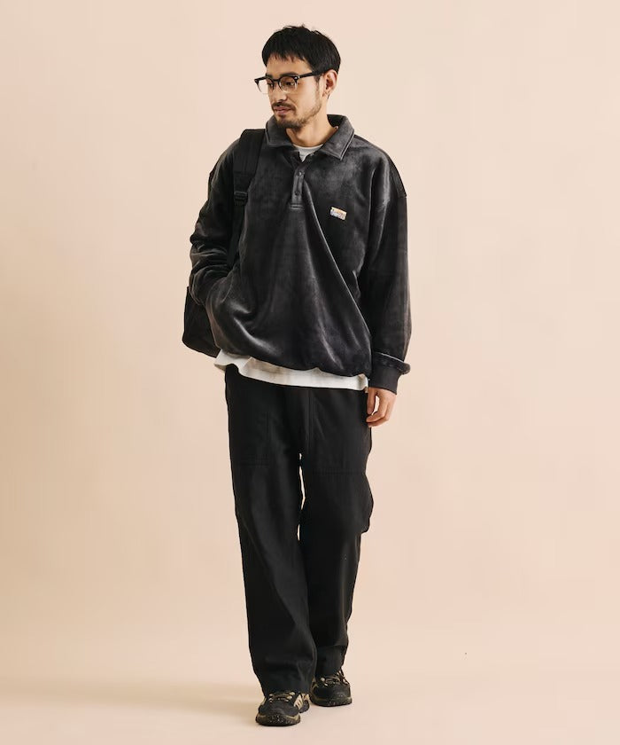 FREAK'S STORE / 寬鬆燈芯絨內刷毛 Polo衫