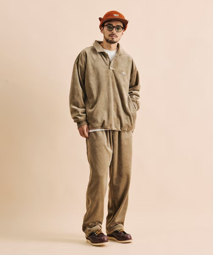 FREAK'S STORE / 寬鬆燈芯絨內刷毛 Polo衫