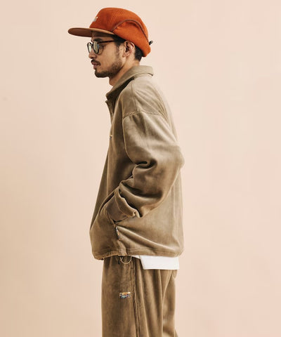 FREAK'S STORE / 寬鬆燈芯絨內刷毛 Polo衫