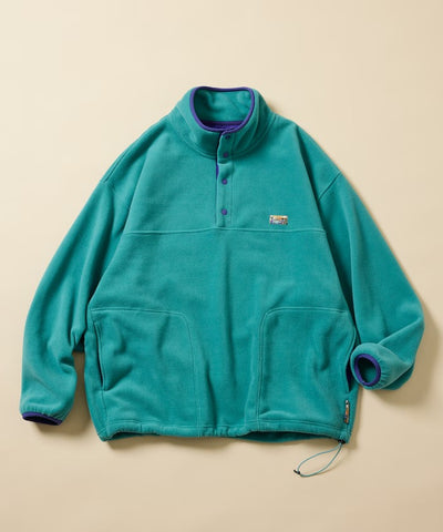 FREAK'S STORE / 寬鬆刷毛半開襟套頭衫