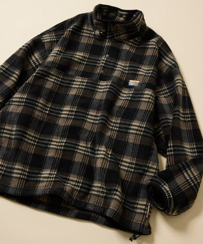 FREAK'S STORE / 寬鬆刷毛半開襟套頭衫