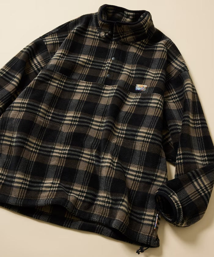 FREAK'S STORE / 寬鬆刷毛半開襟套頭衫