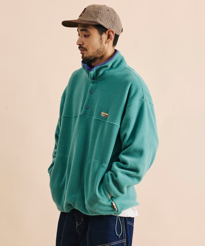 FREAK'S STORE / 寬鬆刷毛半開襟套頭衫