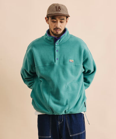 FREAK'S STORE / 寬鬆刷毛半開襟套頭衫