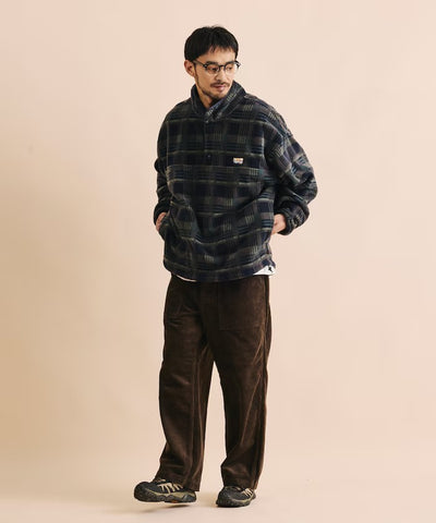 FREAK'S STORE / 寬鬆刷毛半開襟套頭衫