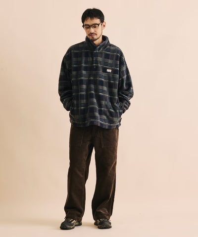 FREAK'S STORE / 寬鬆刷毛半開襟套頭衫