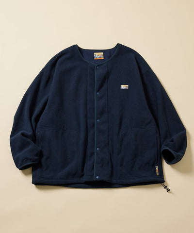 FREAK'S STORE / 寬鬆刷毛按扣開襟外套