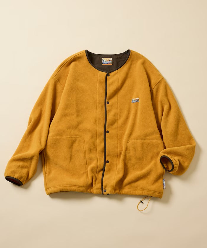 FREAK'S STORE / 寬鬆刷毛按扣開襟外套