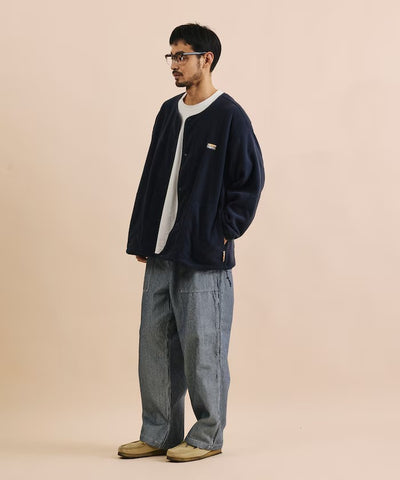 FREAK'S STORE / 寬鬆刷毛按扣開襟外套