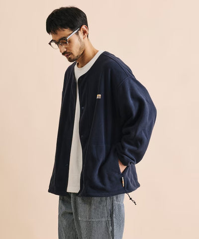FREAK'S STORE / 寬鬆刷毛按扣開襟外套