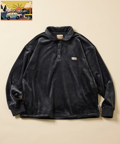FREAK'S STORE / 寬鬆燈芯絨內刷毛 Polo衫