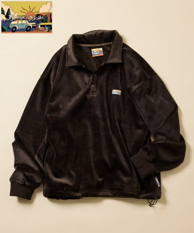 FREAK'S STORE / 寬鬆燈芯絨內刷毛 Polo衫
