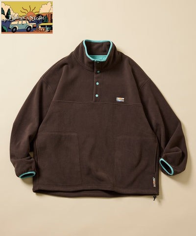 FREAK'S STORE / 寬鬆刷毛半開襟套頭衫