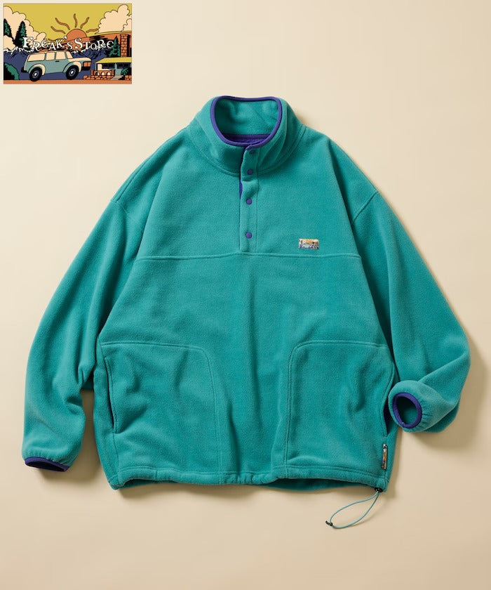 FREAK'S STORE / 寬鬆刷毛半開襟套頭衫