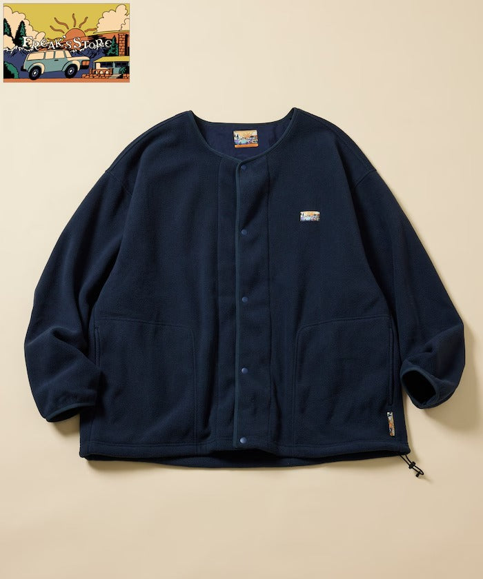 FREAK'S STORE / 寬鬆刷毛按扣開襟外套
