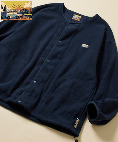 FREAK'S STORE / 寬鬆刷毛按扣開襟外套