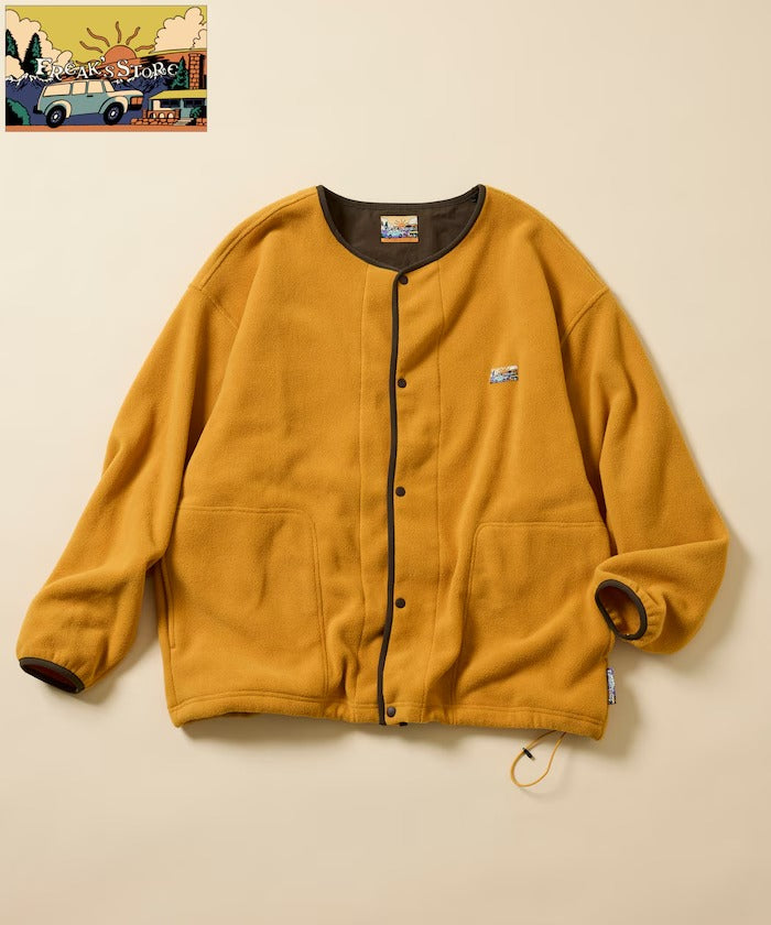 FREAK'S STORE / 寬鬆刷毛按扣開襟外套