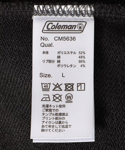 Coleman × kaoyorinakami / 戶外滿版圖案圓領衫（日本聯名限定）