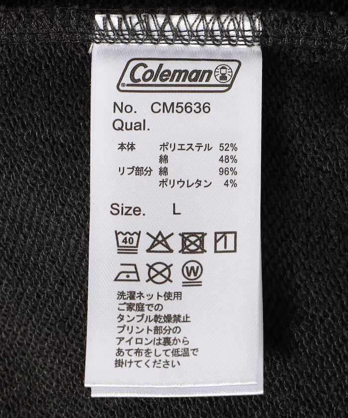 Coleman × kaoyorinakami / 戶外滿版圖案圓領衫（日本聯名限定）