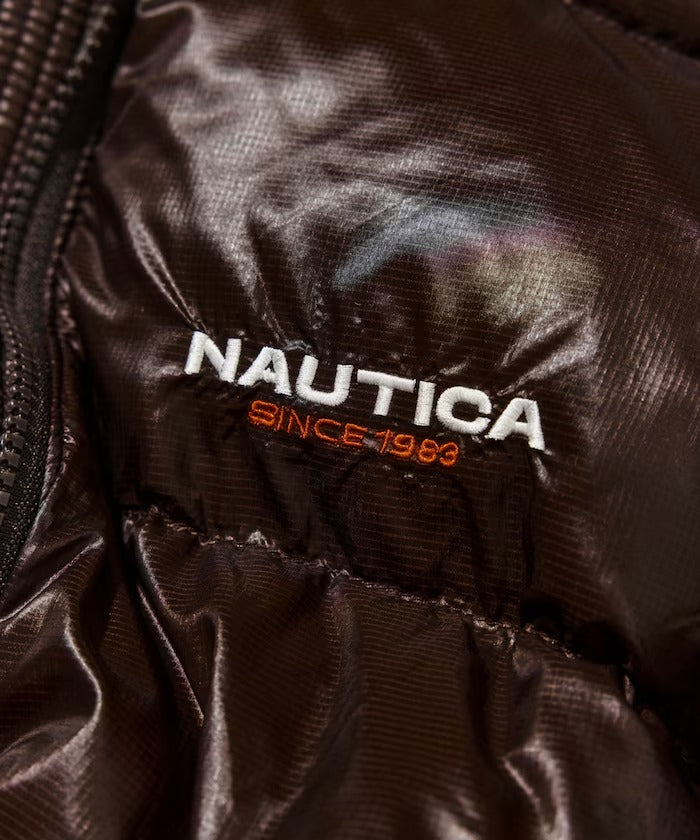 NAUTICA / 抗撕裂尼龍立領 羽絨外套