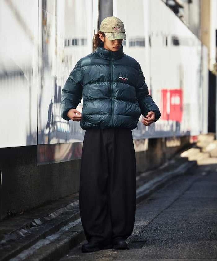 NAUTICA / 抗撕裂尼龍立領 羽絨外套