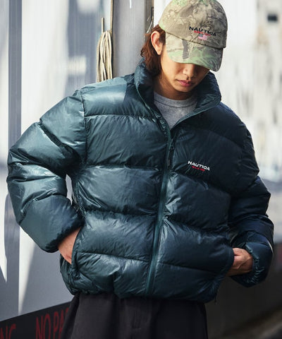 NAUTICA / 抗撕裂尼龍立領 羽絨外套