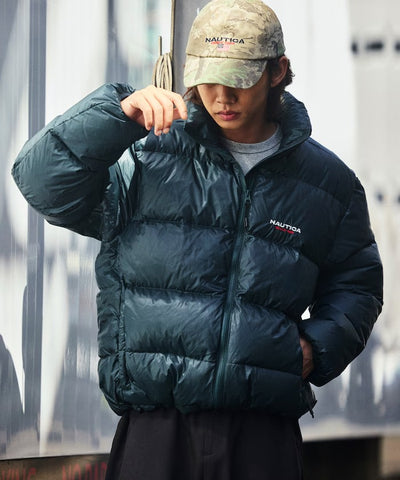 NAUTICA / 抗撕裂尼龍立領 羽絨外套