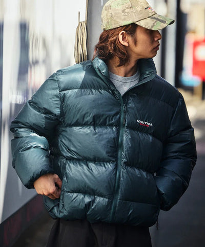 NAUTICA / 抗撕裂尼龍立領 羽絨外套