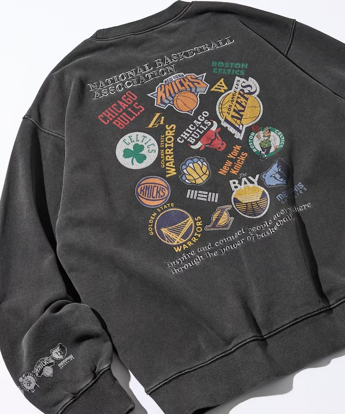 NBA × FREAK'S STORE / 多隊伍背印Logo 圓領衫（日本聯名限定）