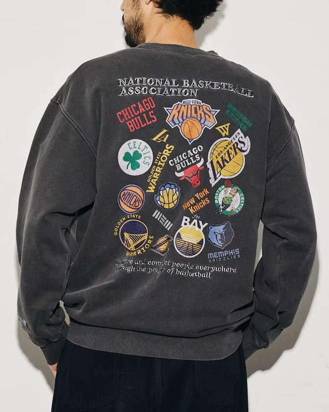 NBA × FREAK'S STORE / 多隊伍背印Logo 圓領衫（日本聯名限定）