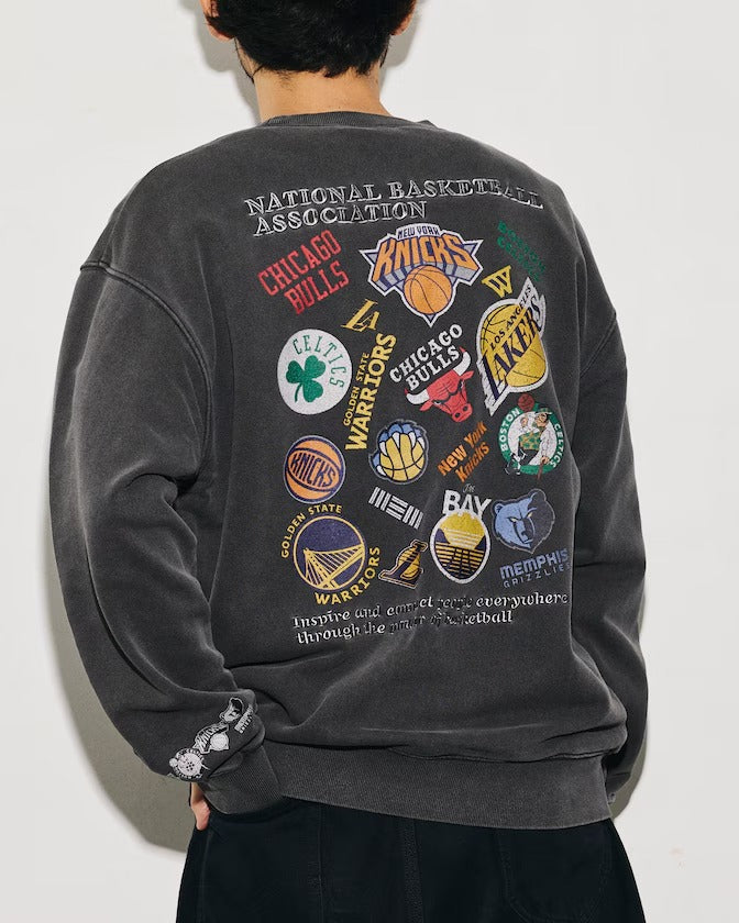 NBA × FREAK'S STORE / 多隊伍背印Logo 圓領衫（日本聯名限定）