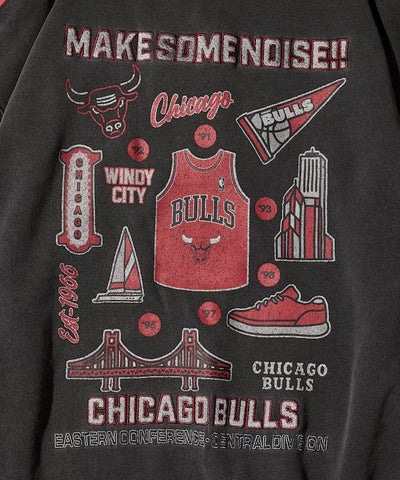 NBA × FREAK'S STORE / 球隊插畫背印 亨利領連帽衫（日本聯名限定）