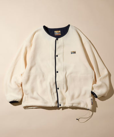 FREAK'S STORE / 寬鬆刷毛按扣開襟外套
