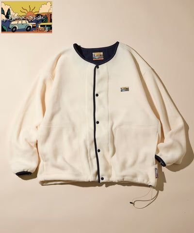 FREAK'S STORE / 寬鬆刷毛按扣開襟外套