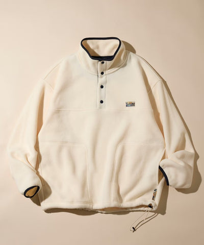FREAK'S STORE / 寬鬆刷毛半開襟套頭衫