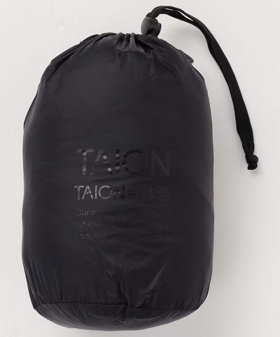 TAION / 軍風V領雙向拉鍊 羽絨外套