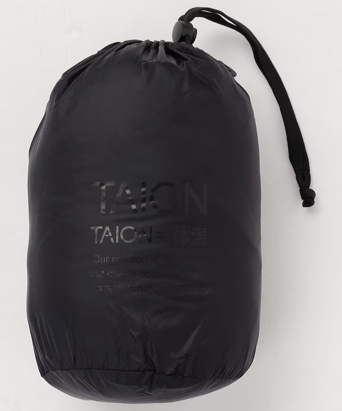 TAION / 軍風V領雙向拉鍊 羽絨外套