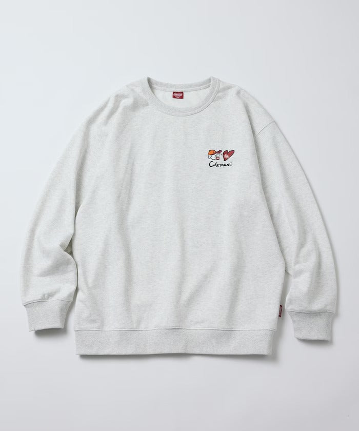 Coleman × kaoyorinakami / 戶外滿版圖案圓領衫（日本聯名限定）